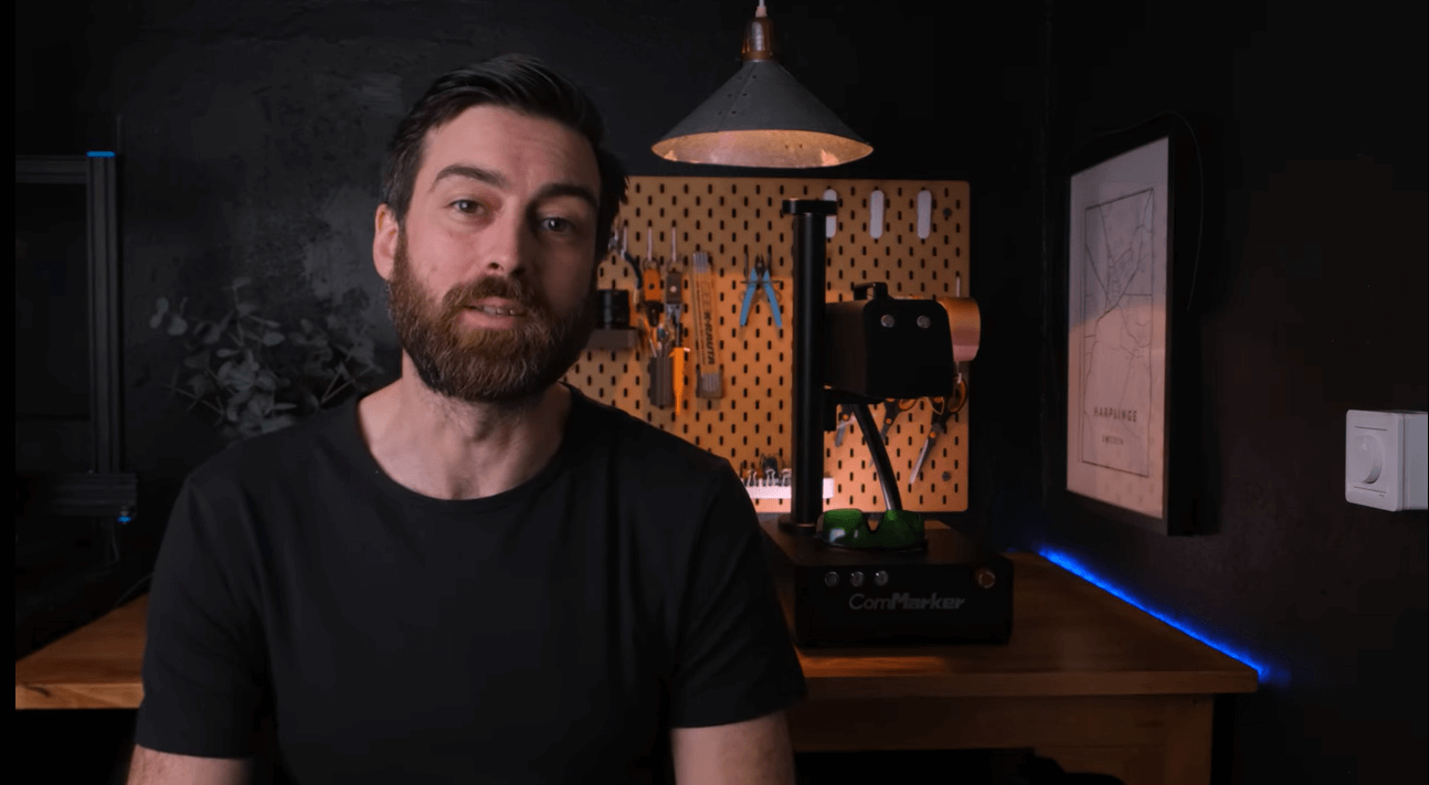 Review from 'The Swedish Maker' —'this might be the LASER you need’ComMarker B4 Fiber Laser Engraver