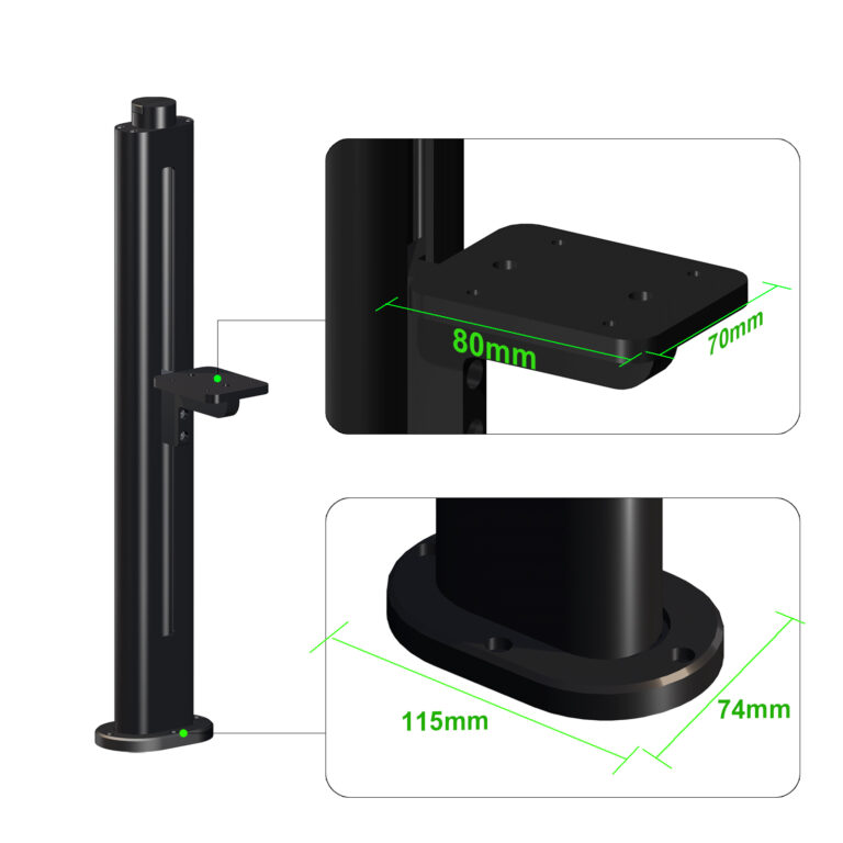 B4 Fiber Laser engraver Column:726*80*40mm