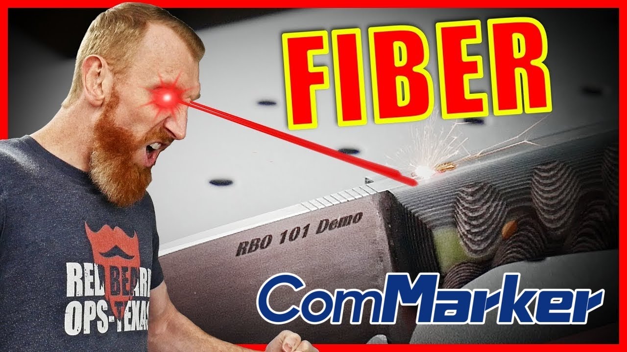 Review from 'Red Beard Ops' النقش بالليزر العميق للمعادن لصنع السكين نظرة عامة على ComMarker B4 20W