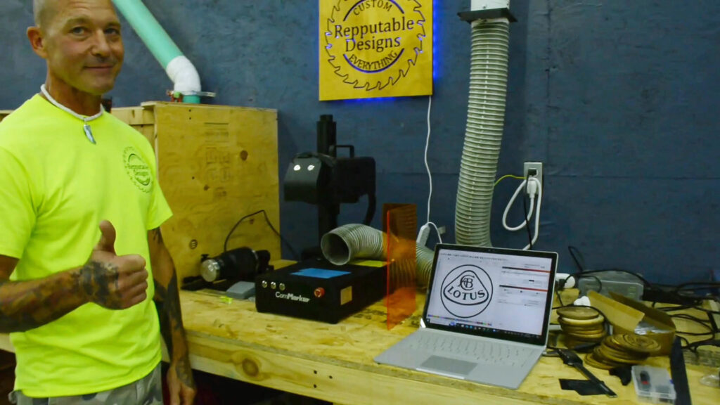 ComMarker Titan 1 JPT Mopa Fiber Laser Engraver